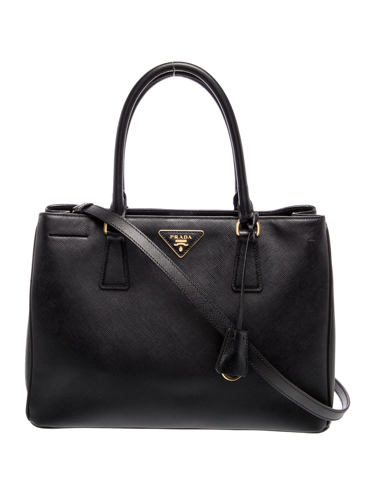 Prada Saffiano Lux Leather Shoulder Bag