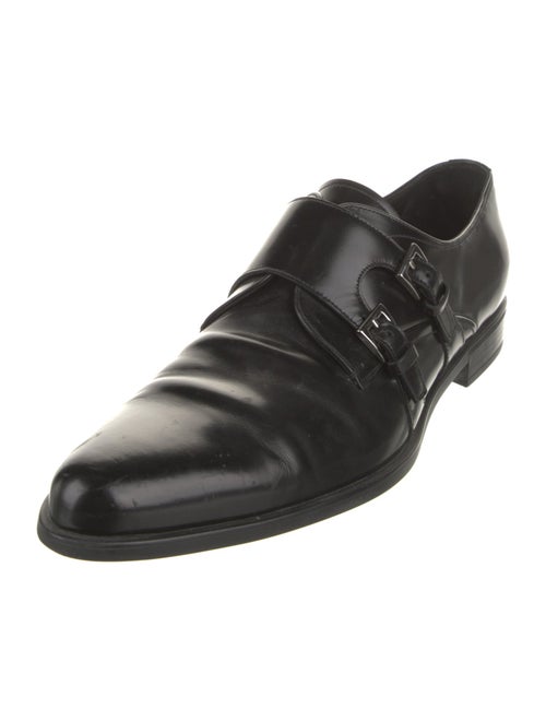 Prada Leather Monk Straps