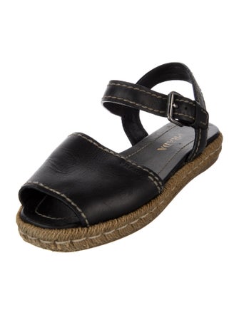 Prada Leather Espadrilles