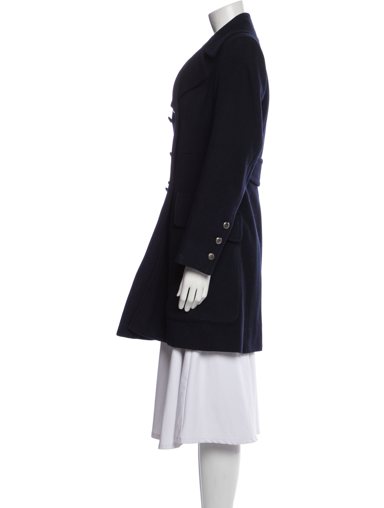 Prada Vintage Late 1980's - Early 1990's Peacoat