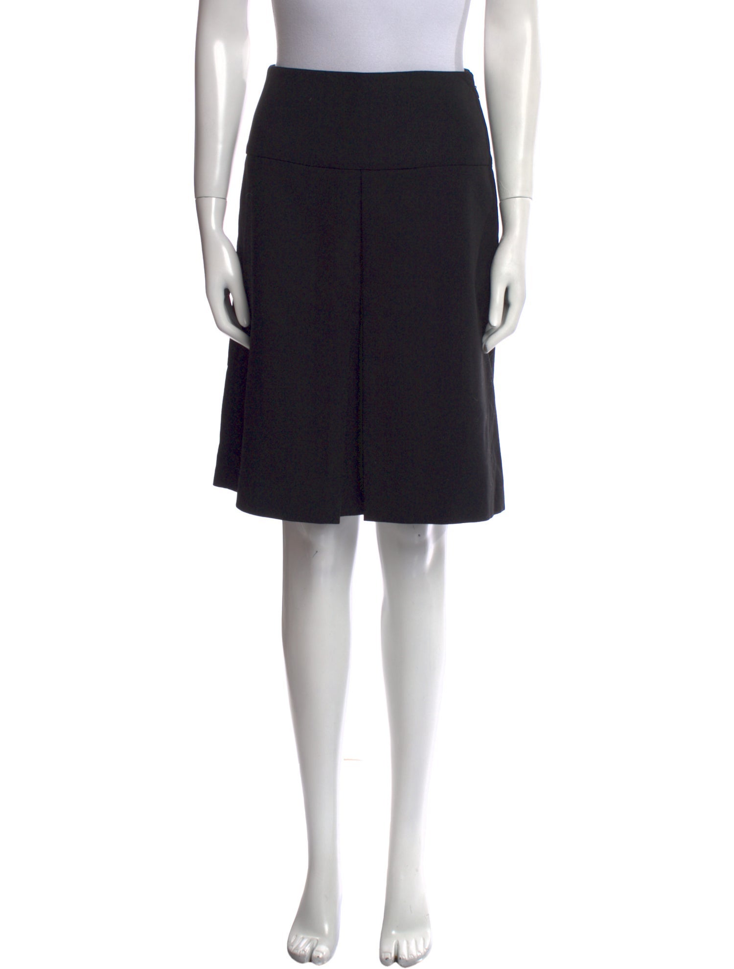 Prada Virgin Wool Knee-Length Skirt
