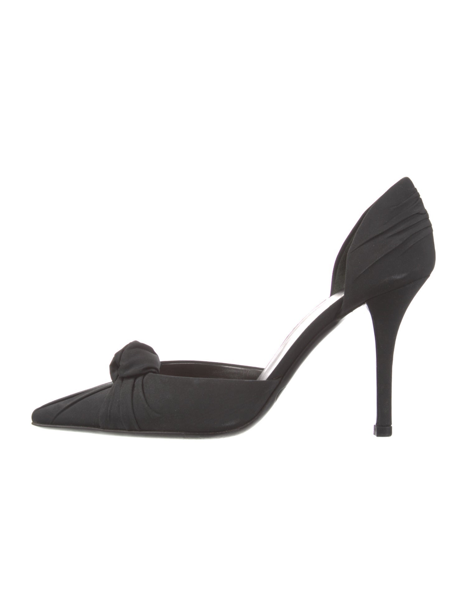 Prada Pleated Accents D'Orsay Pumps