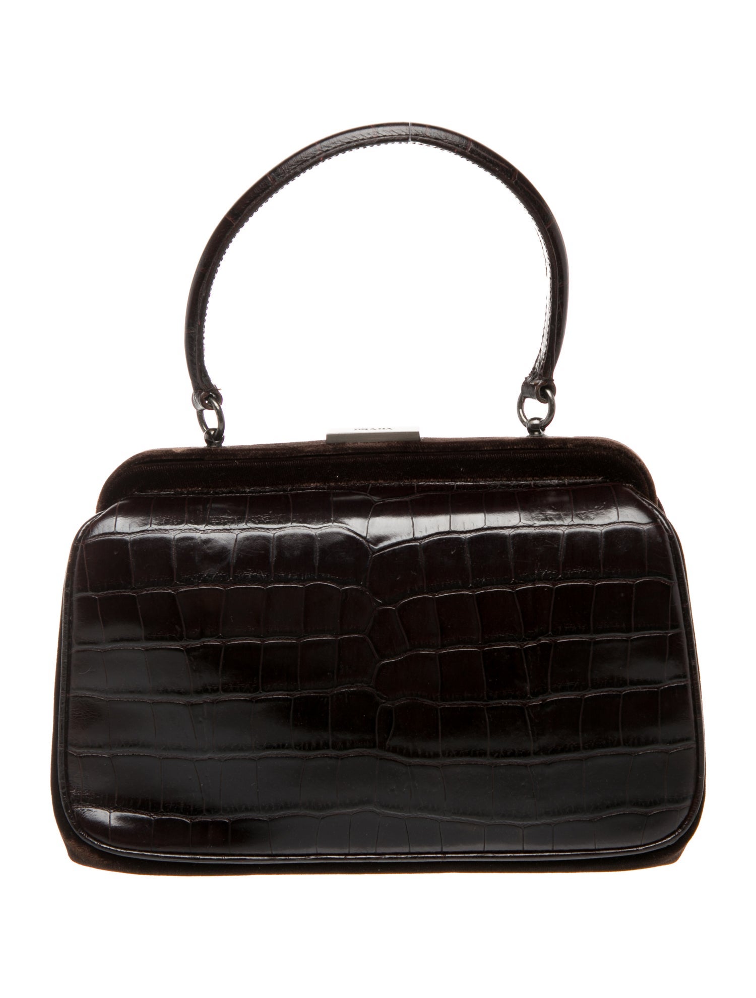 Prada Coccodrillo Top Handle Bag