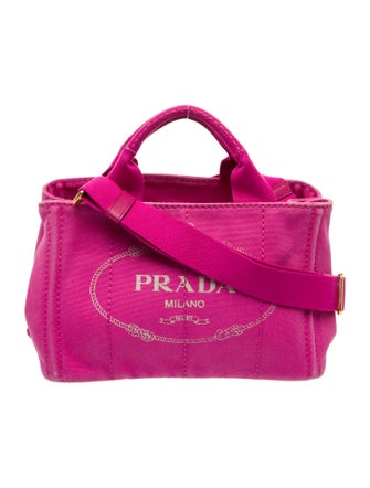 Prada Enameled Metal Triangle Top Handle Bag Medium