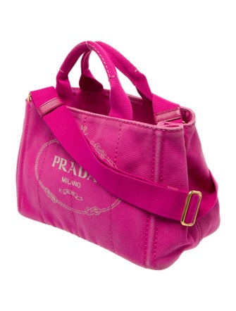 Prada Enameled Metal Triangle Top Handle Bag Medium
