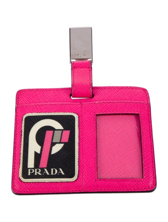 Prada Saffiano Travel Badge