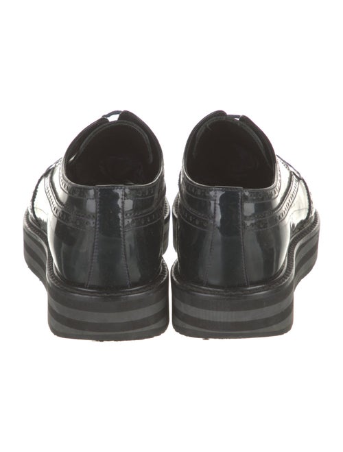 Prada Patent Leather Lasercut Accents Brogues