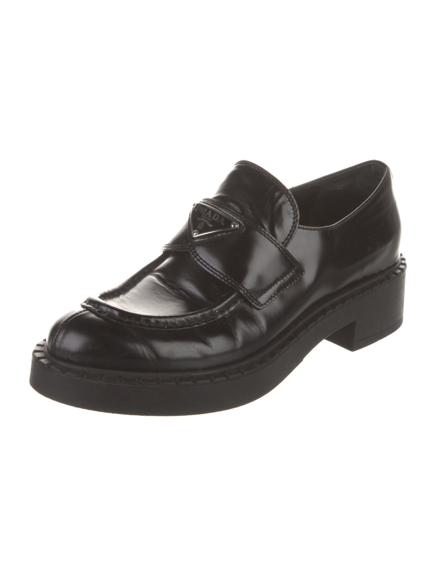 Prada Leather Oxfords