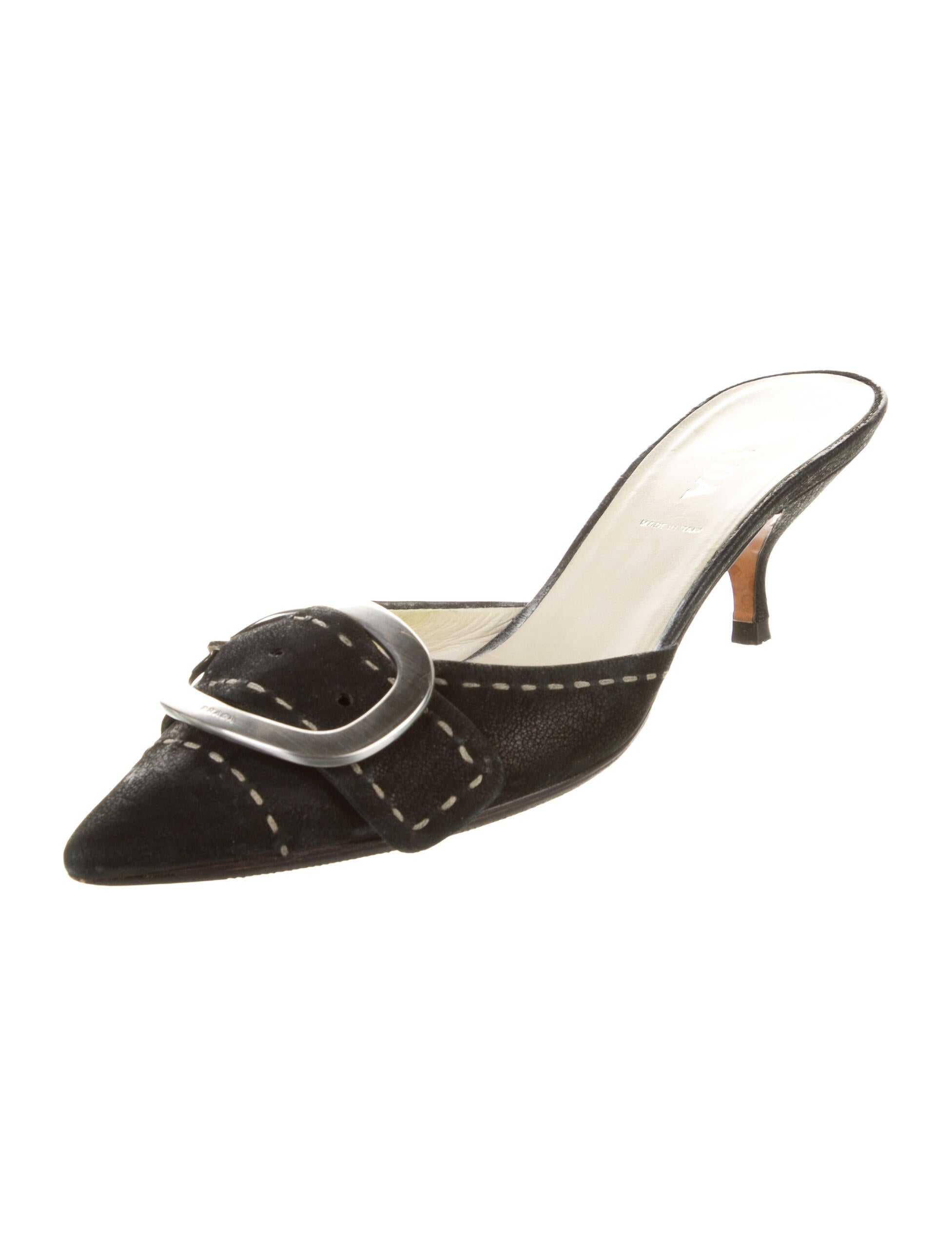 Prada Suede Mules
