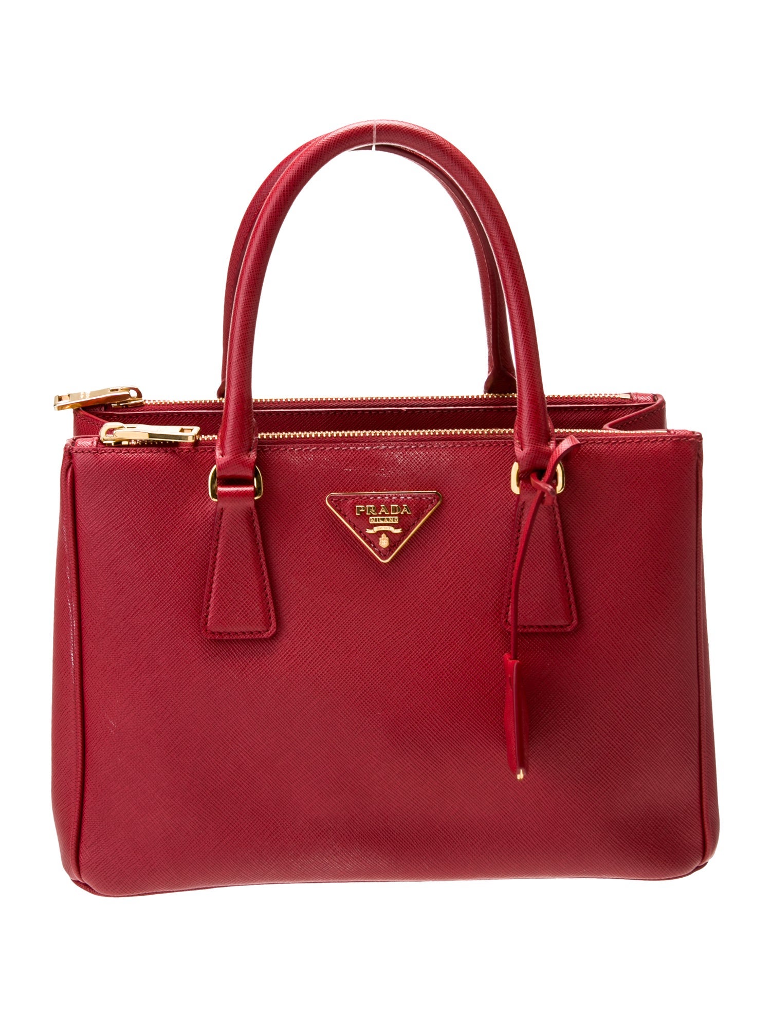 Prada Saffiano Leather Galleria Double Zip Medium