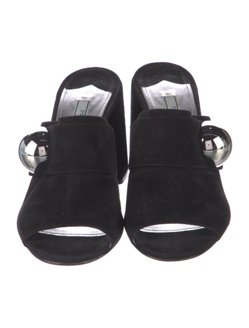 Prada Suede Slides