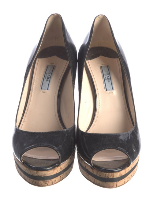 Prada Patent Leather Slides