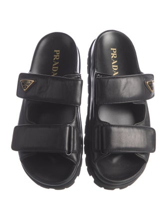 Prada Leather Slides