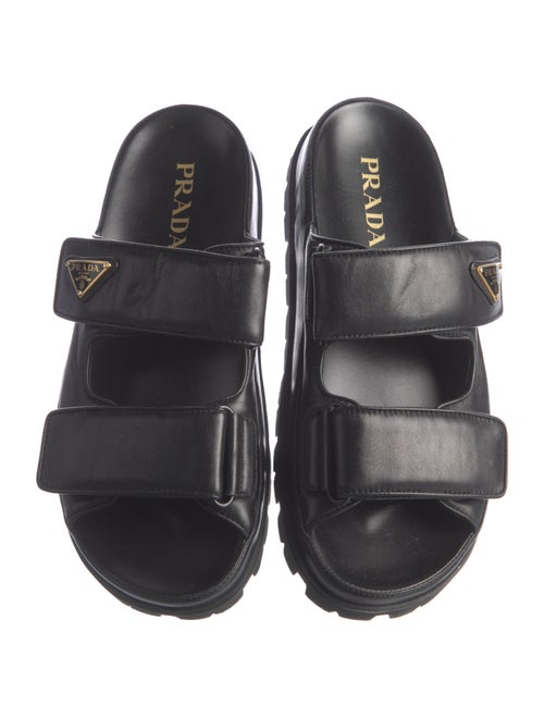 Prada Leather Slides