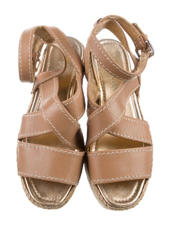 Prada Leather Espadrilles