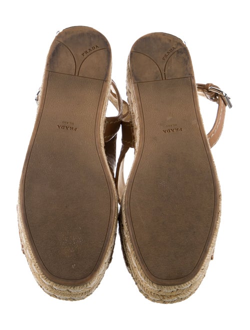 Prada Leather Espadrilles