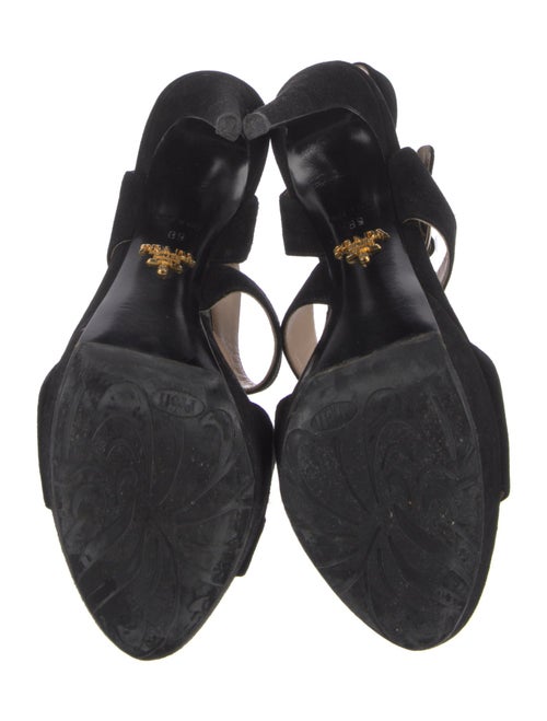 Prada Suede Slingback Sandals