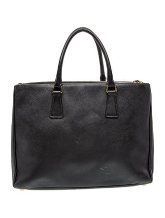 Prada Saffiano Lux Leather Galleria Double Zip Large