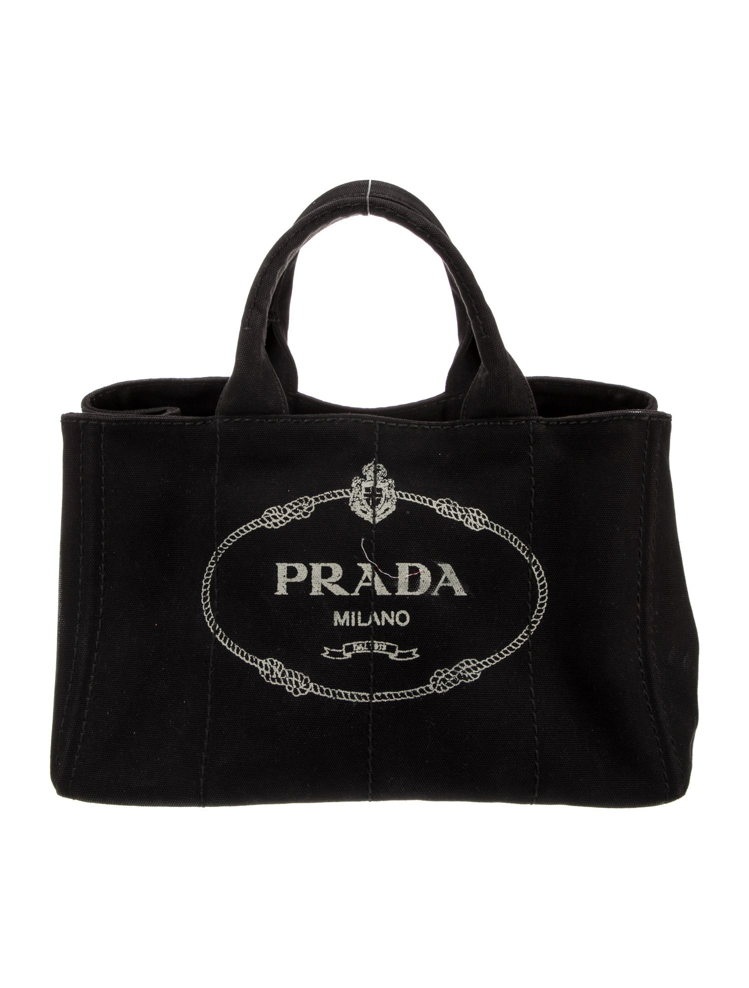 Prada Saffiano Leather Canapa Logo