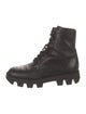 Prada Leather Combat Boots