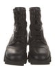 Prada Leather Combat Boots