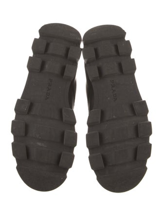 Prada Leather Combat Boots