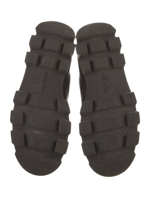 Prada Leather Combat Boots