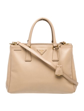 Prada Vitello Daino Leather Galleria Double Zip Large