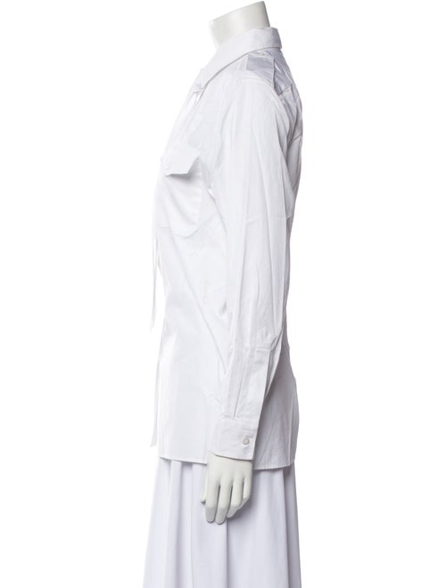 Prada 2024 Long Sleeve Button-Up Top