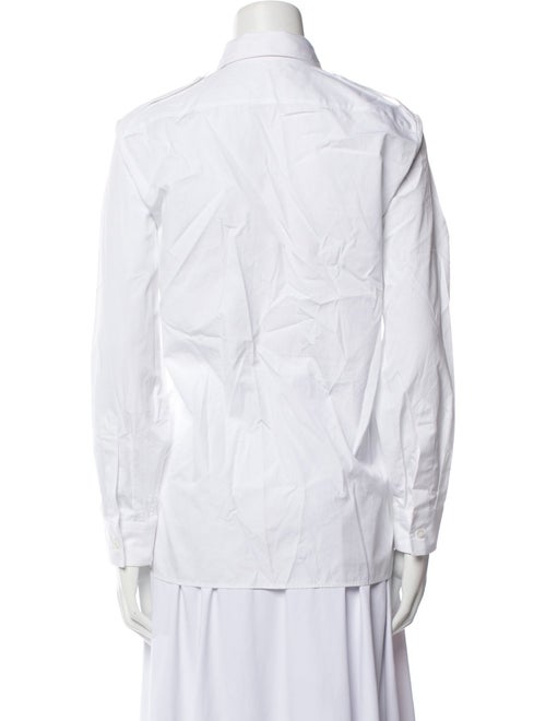 Prada 2024 Long Sleeve Button-Up Top