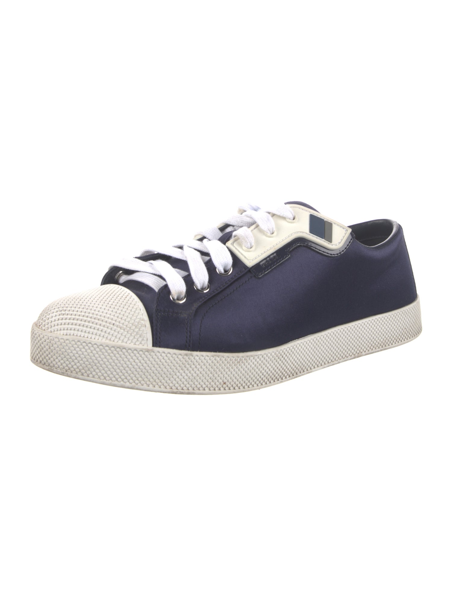 Prada Sport Satin Colorblock Pattern Sneakers