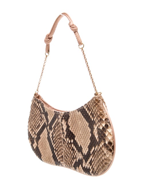 Prada Enameled Metal Triangle Hobo Mini