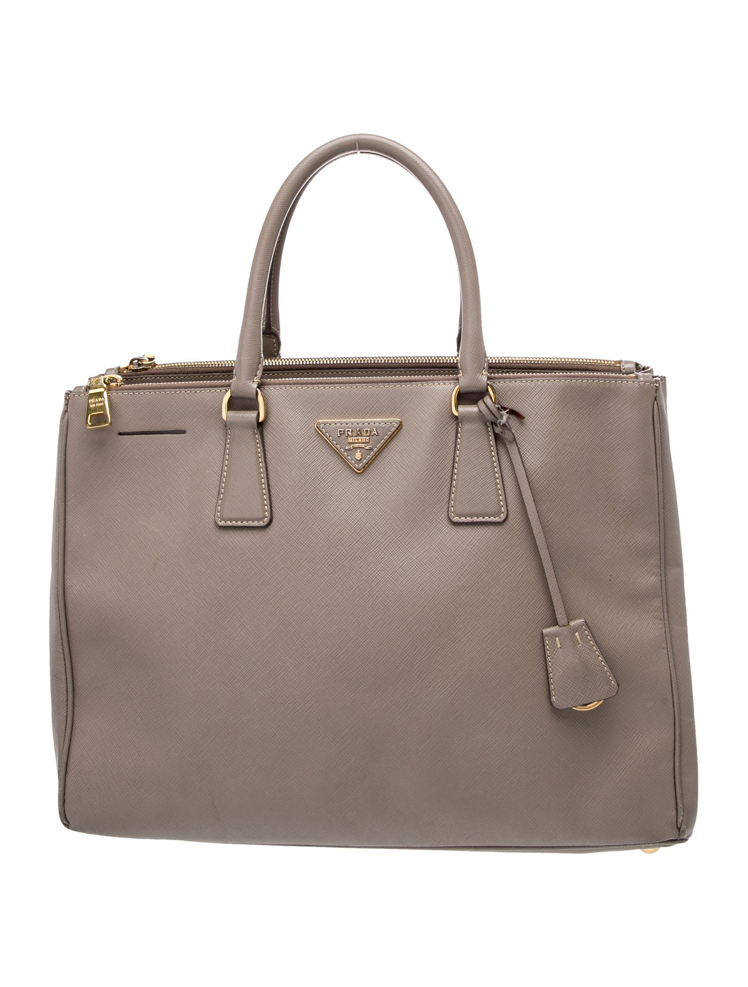 Prada Saffiano Leather Galleria Double Zip Medium