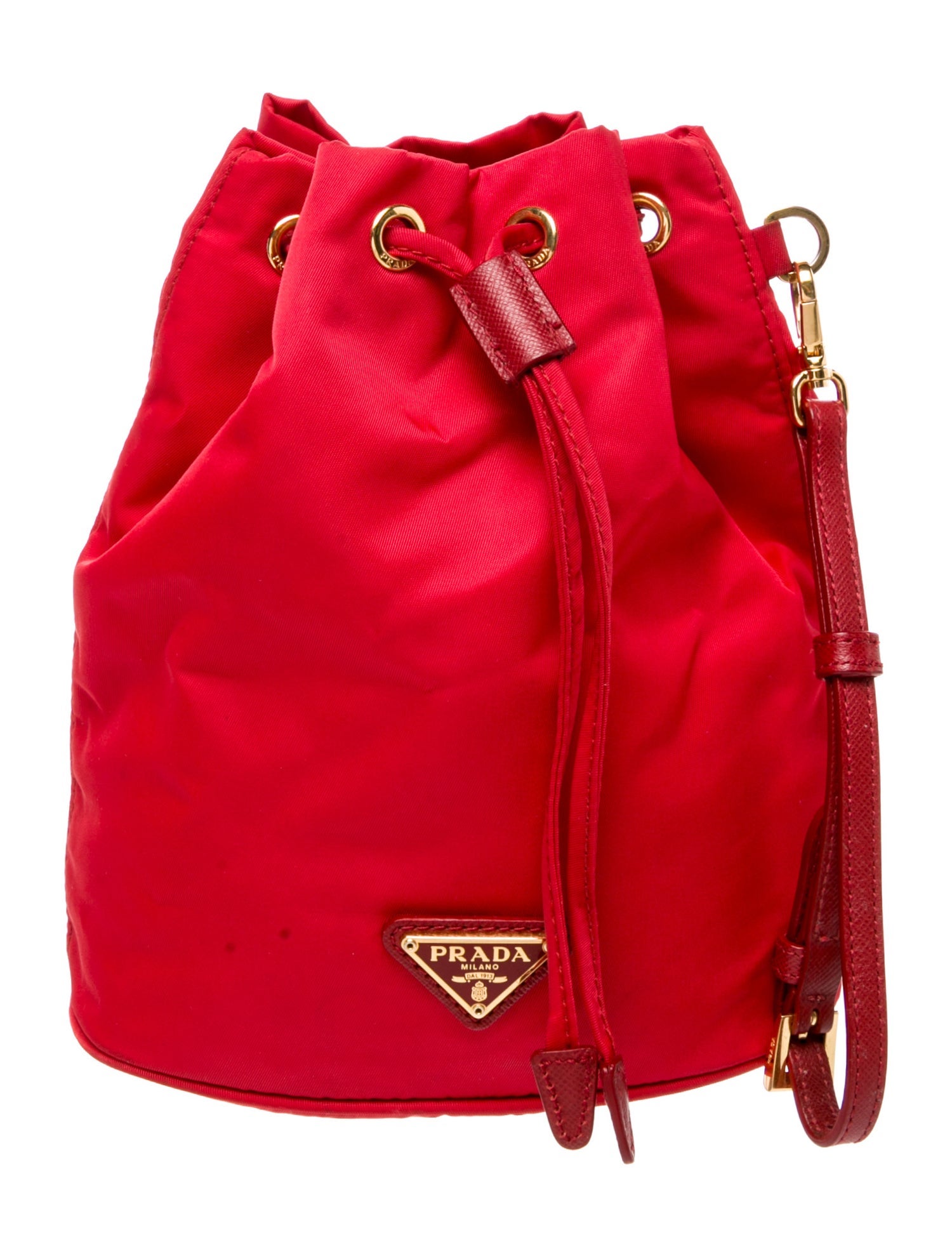 Prada Saffiano Leather Bucket Bag