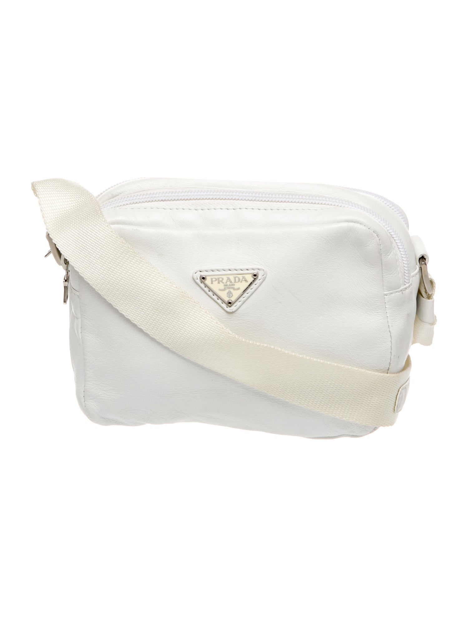 Prada City Calf Leather Crossbody Bag