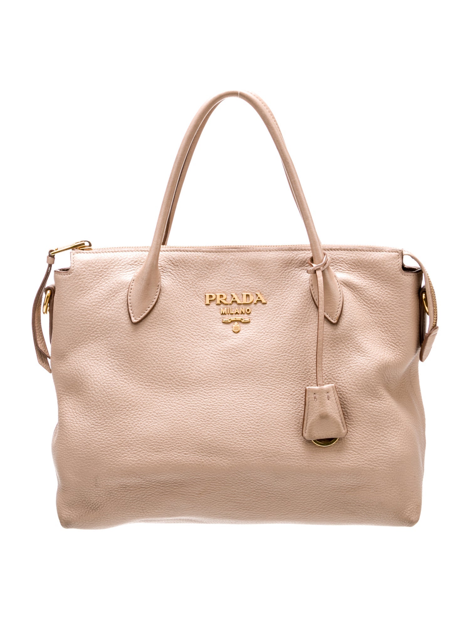 Prada Vitello Daino Leather Top Handle Bag