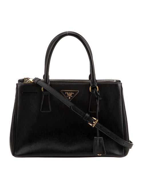 Prada Saffiano Leather Galleria Double Zip Small