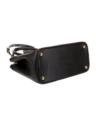 Prada Saffiano Leather Galleria Double Zip Small