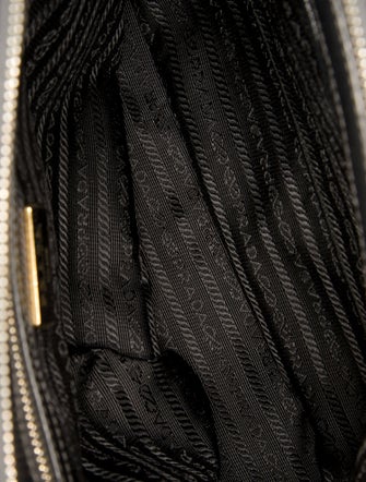 Prada Saffiano Leather Galleria Double Zip Small