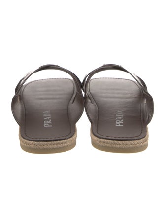 Prada Leather Slides