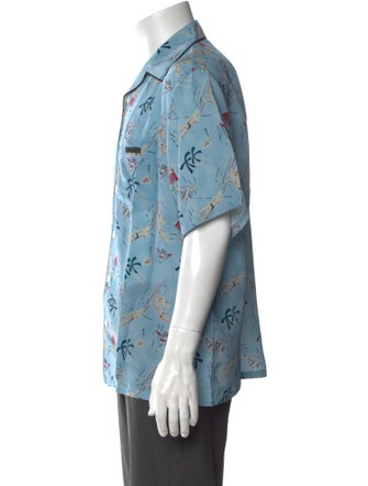 Prada 2025 Enameled Metal Triangle Shirt