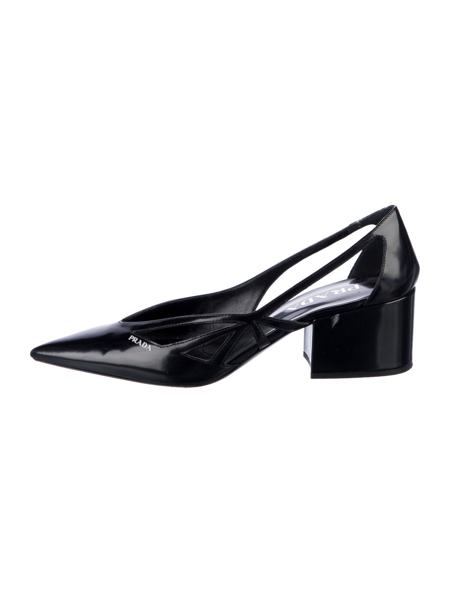 Prada Leather Slingback Pumps