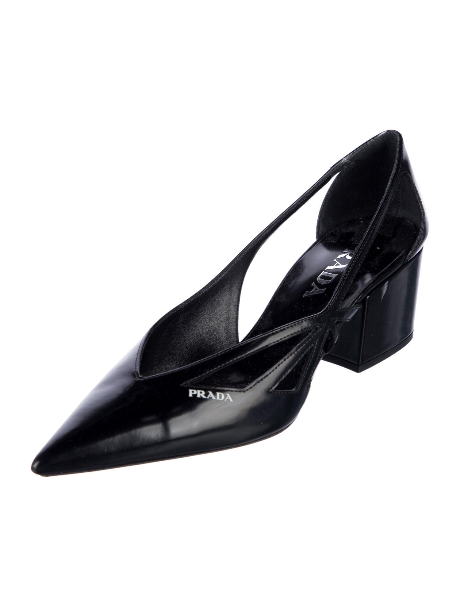 Prada Leather Slingback Pumps