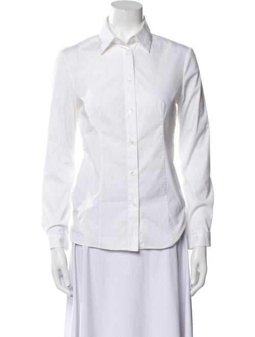 Prada 2016 Long Sleeve Button-Up Top