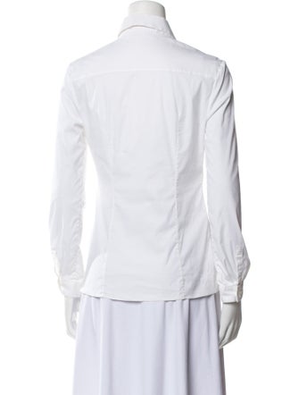 Prada 2016 Long Sleeve Button-Up Top