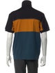 Prada 2019 Colorblock Pattern Polo Shirt