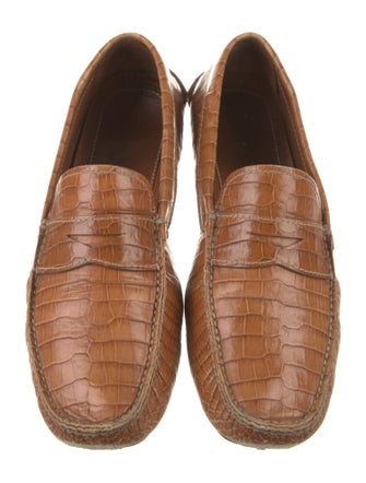 Prada Embossed Leather Drivers