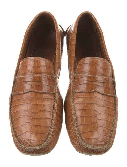 Prada Embossed Leather Drivers