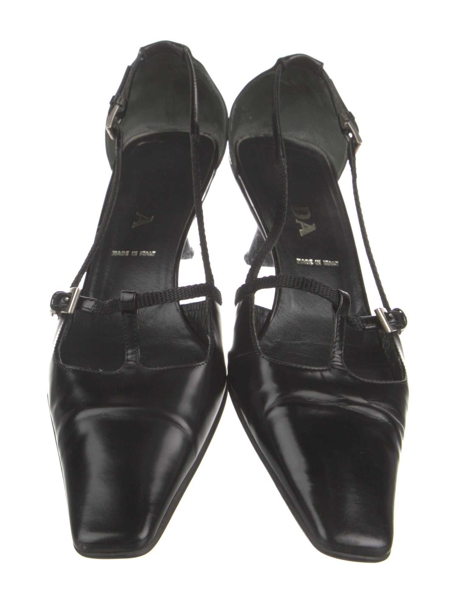 Prada Leather D'Orsay Pumps