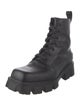 Prada Leather Combat Boots